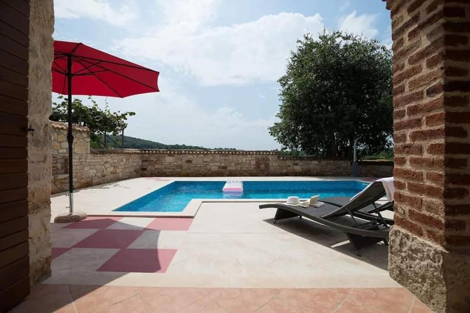 Porec Villa Luna With Pool Bagian luar foto